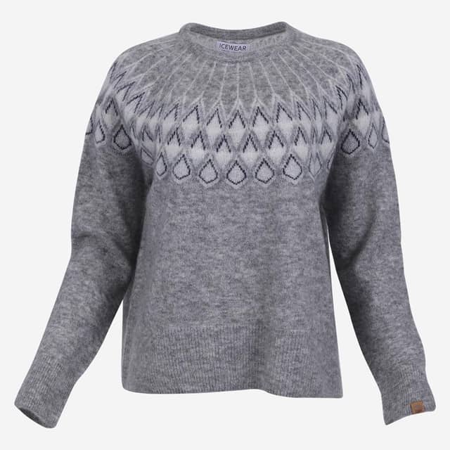 Ásbyrgi mohair wool sweater