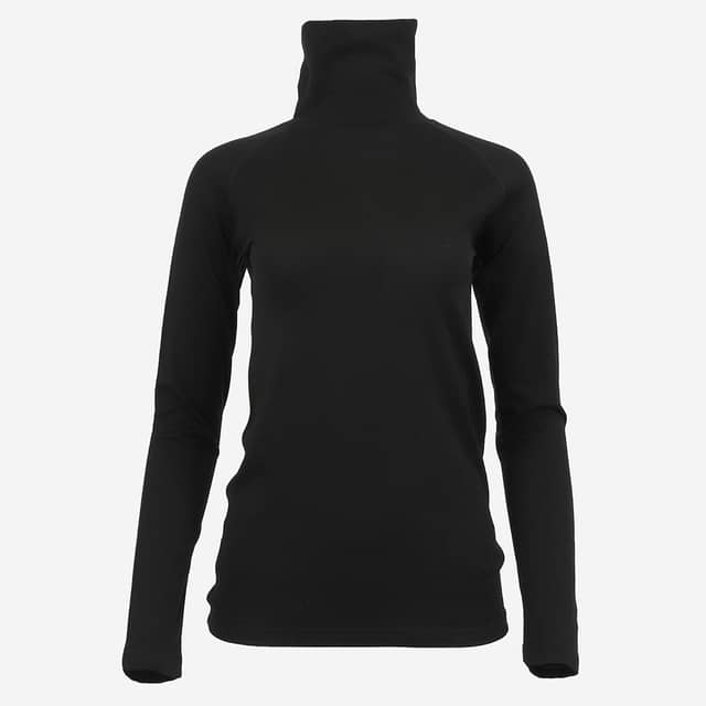 Svartanes womens merino wool turtle neck