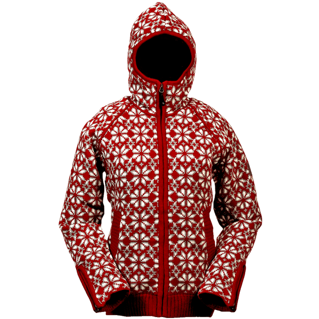 Veste-pull en laine doublée style norvégien Helga