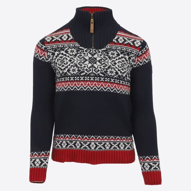 Oslo kids sweater with Norwegian patterns