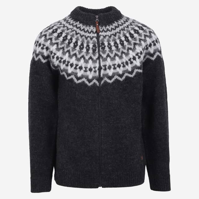 Snorralaug Wool Sweater with Zipper