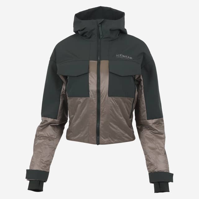 Black Sheep女装冰岛羊毛连帽保暖夹克